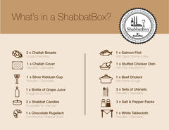 Shabbat Box™ - Your Entire Shabbat In A Box (Shabbat Meals & Everything You Need For Shabbat)